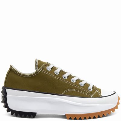 Férfi Converse Run Star Hike Bakancs CO0468725 Sötét Khaki/Fehér